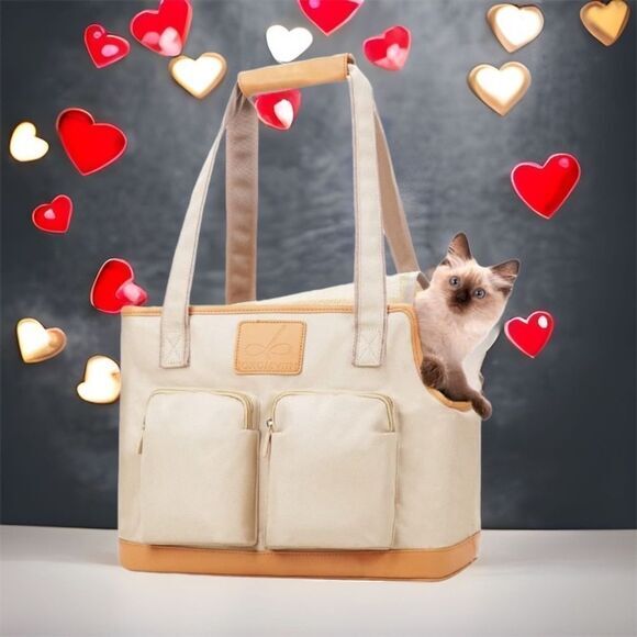 Pet Dog‎ Carrier Travel Bag Tote Cat Puppy Shoulder Carry Soft Comfort Case - Picture 1 of 7